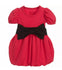 THE TINY UNIVERSE Girls Red Dress With Black Big Bow