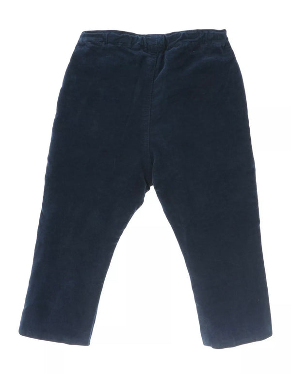 FENDI Baby Reversible Trousers Navy Blue With Pockets