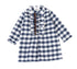 DOUUOD Baby Girl Flannel Shirt Dress With Gingham Pattern