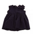 LE BEBE' Sweat Flare Navy Blue Dress With Front Side Bow